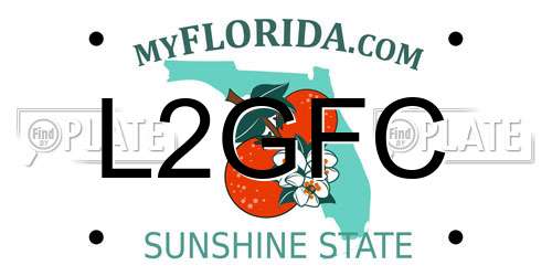 L2GFC Florida License Plate