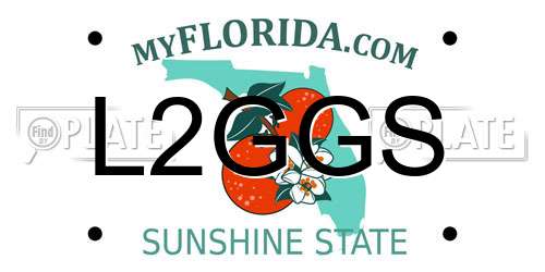 L2GGS Florida License Plate