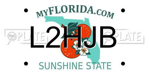 L2HJB Florida License Plate
