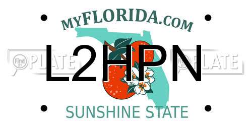 L2HPN Florida License Plate