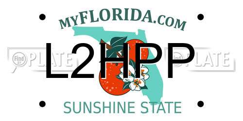 L2HPP Florida License Plate