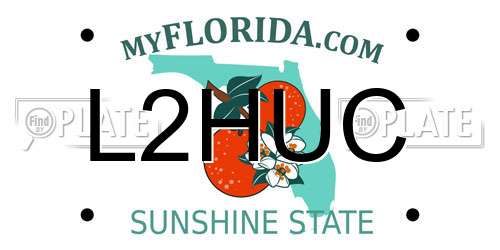 L2HUC Florida License Plate