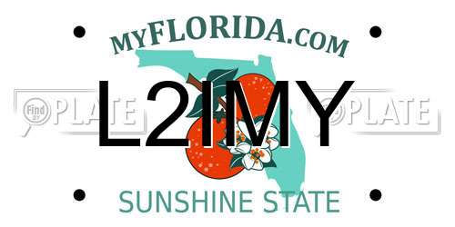 L2IMY Florida License Plate