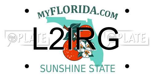 L2IRG Florida License Plate