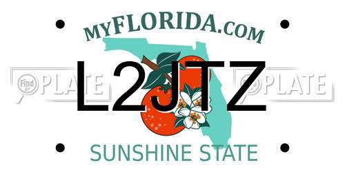 L2JTZ Florida License Plate