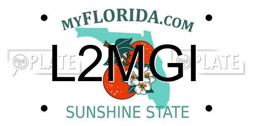 L2MGI Florida License Plate