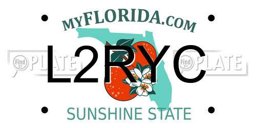 L2RYC Florida License Plate