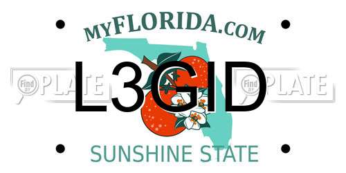 L3GID Florida License Plate