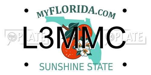 L3MMC Florida License Plate