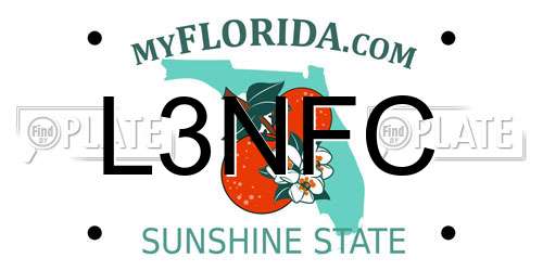 L3NFC Florida License Plate