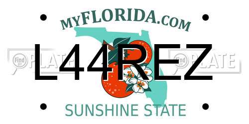 L44REZ Florida License Plate
