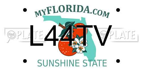 L44TV Florida License Plate
