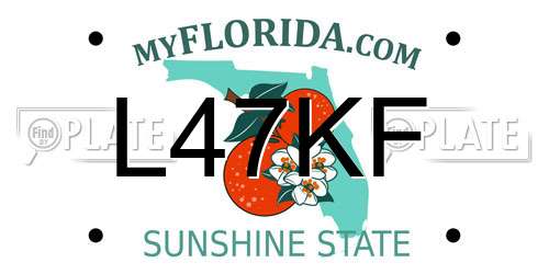 L47KF Florida License Plate