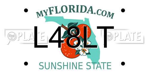 L48LT Florida License Plate