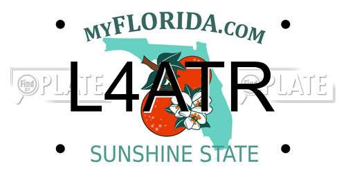 L4ATR Florida License Plate