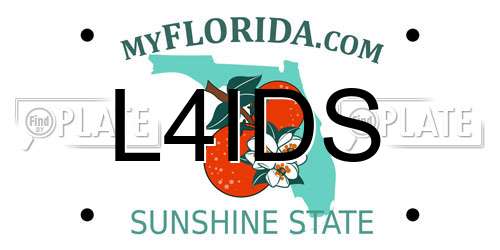 L4IDS Florida License Plate