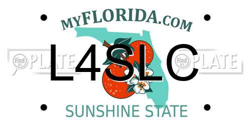 L4SLC Florida License Plate