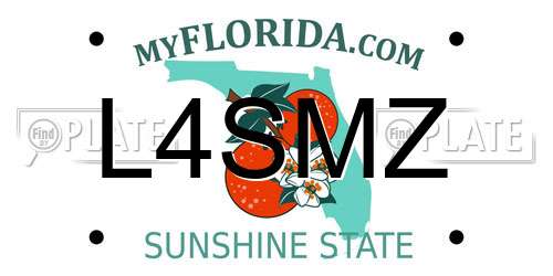 L4SMZ Florida License Plate