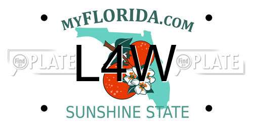 L4W Florida License Plate