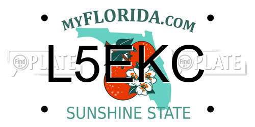 L5EKC Florida License Plate