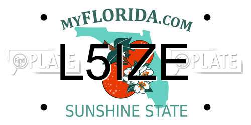 L5IZE Florida License Plate