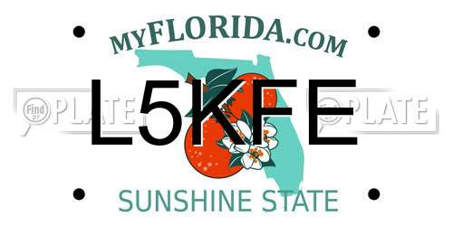 L5KFE Florida License Plate