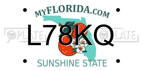 L78KQ Florida License Plate