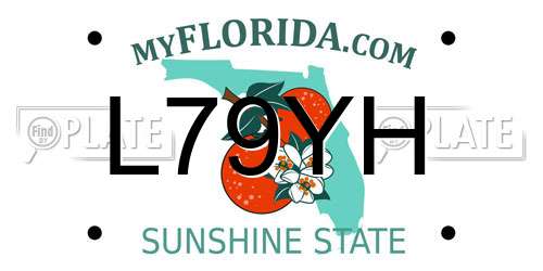 L79YH Florida License Plate