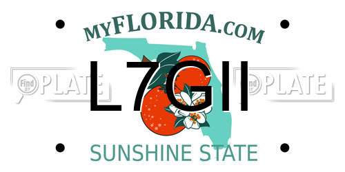 L7GII Florida License Plate