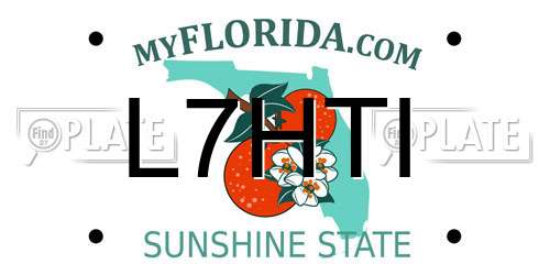 L7HTI Florida License Plate