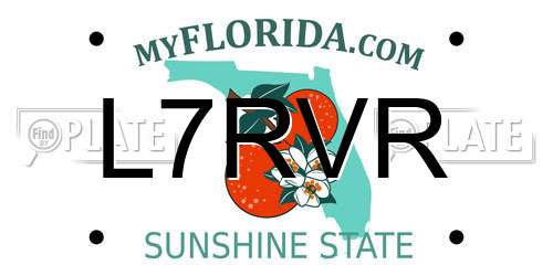 L7RVR Florida License Plate