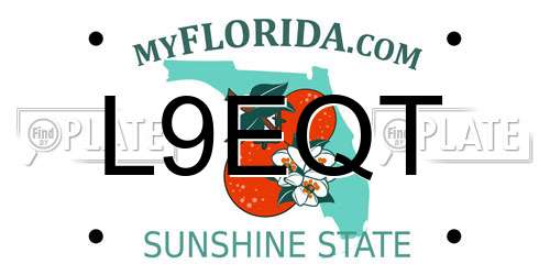 L9EQT Florida License Plate