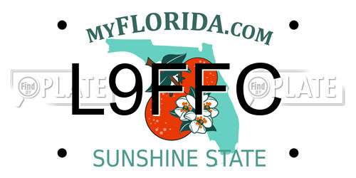 L9FFC Florida License Plate