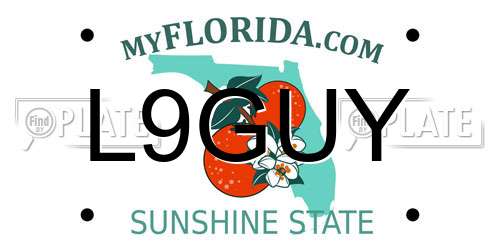 L9GUY Florida License Plate