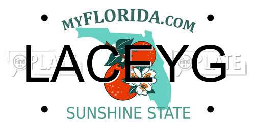 LACEYG Florida License Plate