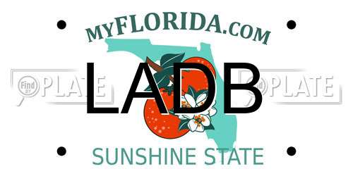LADB Florida License Plate