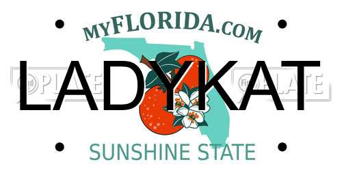 LADYKAT Florida License Plate