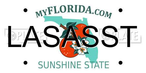 LASASST Florida License Plate