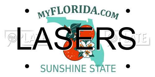 LASERS Florida License Plate