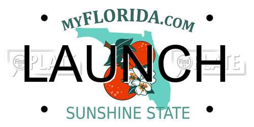 LAUNCH Florida License Plate