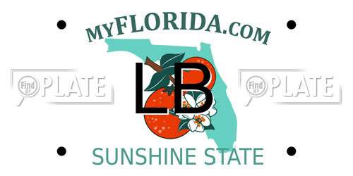 LB Florida License Plate
