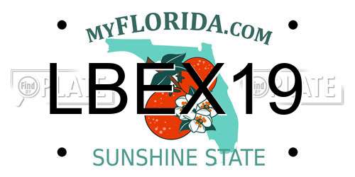LBEX19 Florida License Plate