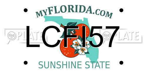 LCFI57 Florida License Plate