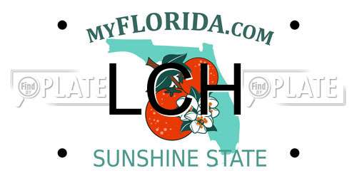 LCH Florida License Plate