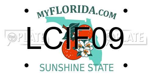 LCIF09 Florida License Plate