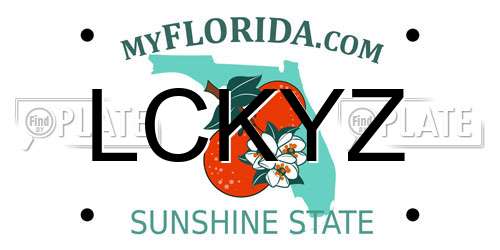 LCKYZ Florida License Plate