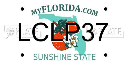 LCLP37 Florida License Plate
