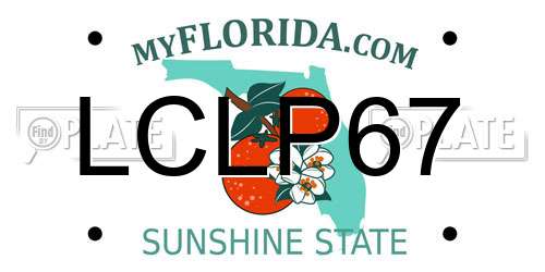 LCLP67 Florida License Plate
