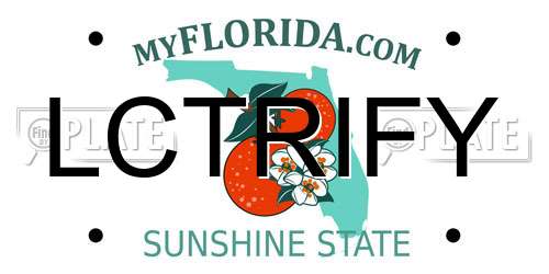 LCTRIFY Florida License Plate