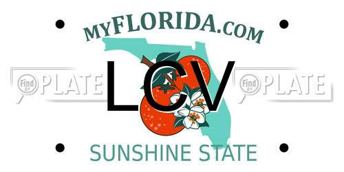 LCV Florida License Plate
